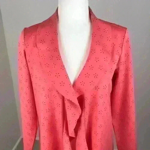 Cupio Pink Open-Front Cardigan Coverup Size S - Picture 2 of 5